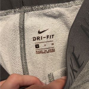 Gray Nike Dri-Fit Joggers